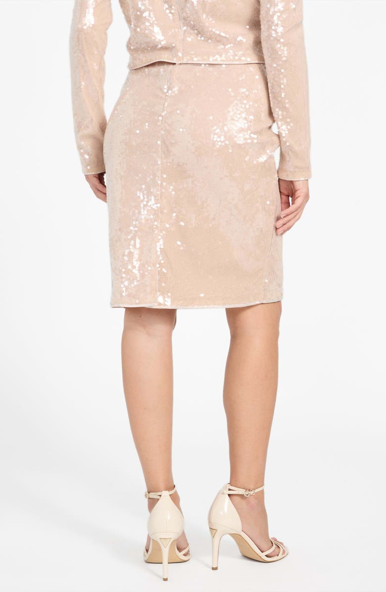 GUESS Lavinia Long Sleeve Sequin Top, Alternate, color, G1dp-Open