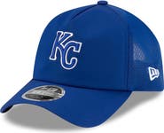 New Era Men's New Era Royal Kansas City Royals 2026 Batting Practice Apex 9FORTY Adjustable Trucker Hat