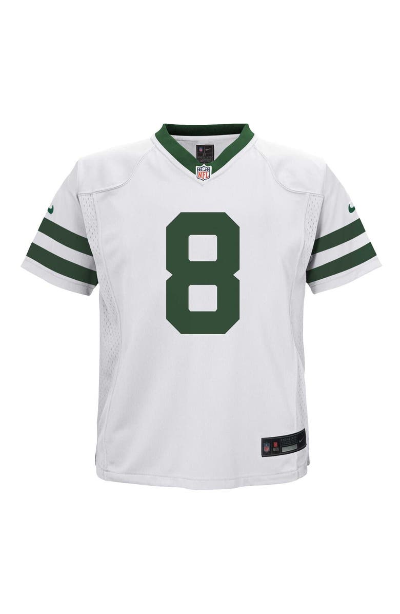 Nike Preschool Nike Aaron Rodgers Legacy White New York Jets Game Jersey, Alternate, color, 