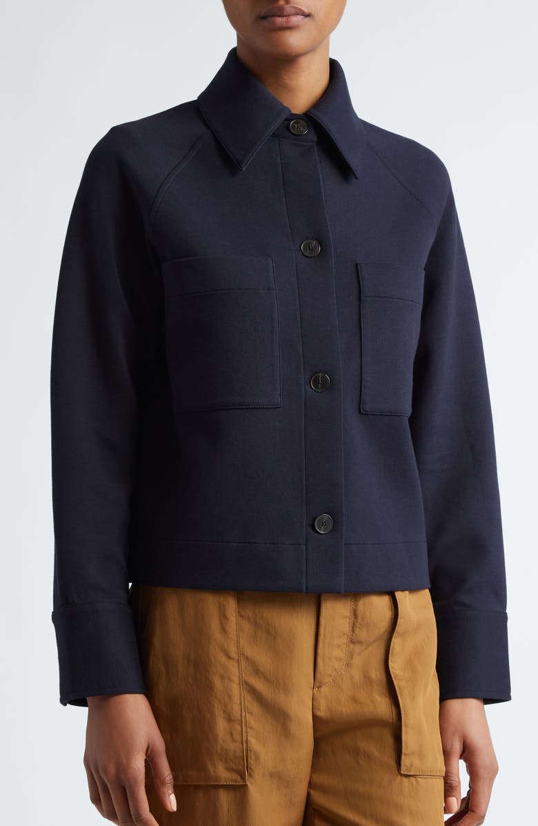 Vince Cotton Blend Chore Jacket, Alternate, color, Coastal