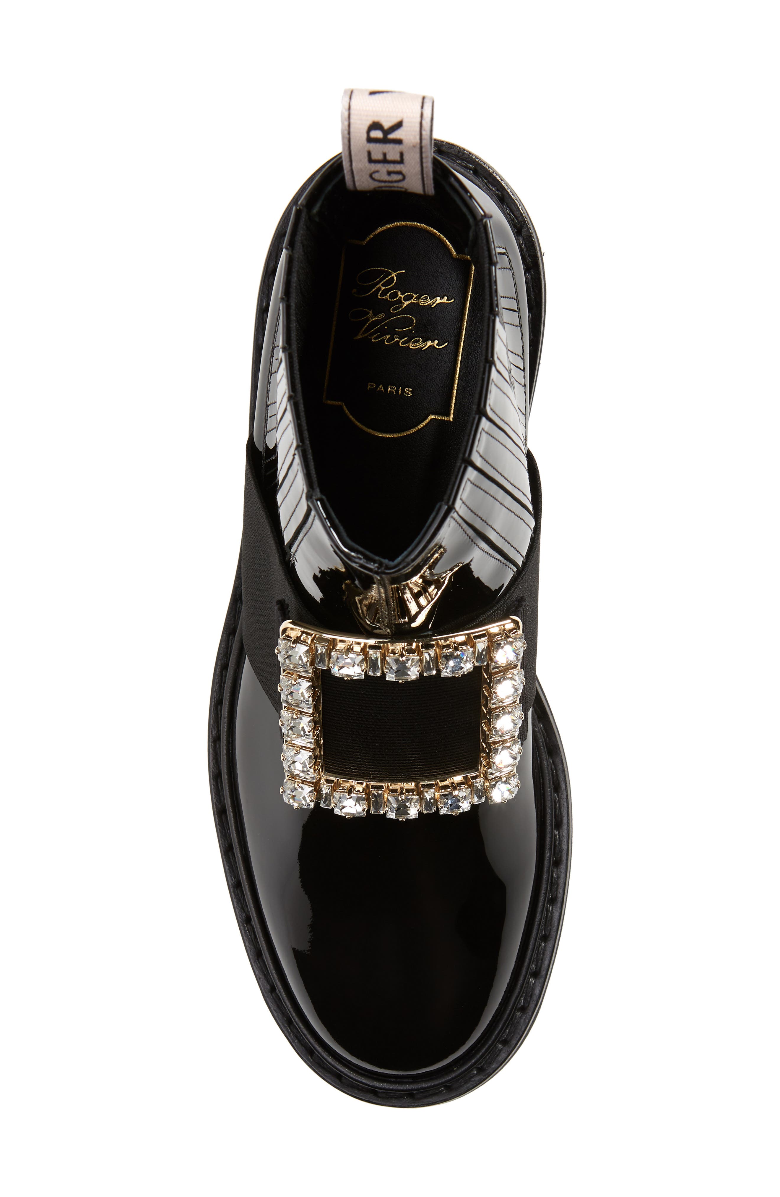 Roger Vivier Viv Rangers Buckle Chelsea Boot, Alternate, color, 