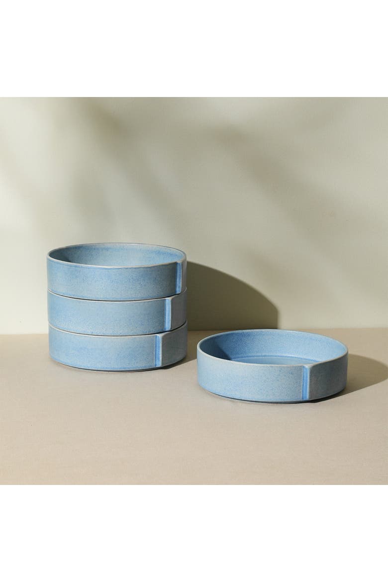 Bao Stoneware 4-Piece Pasta Bowl Set, Alternate, color, Blue
