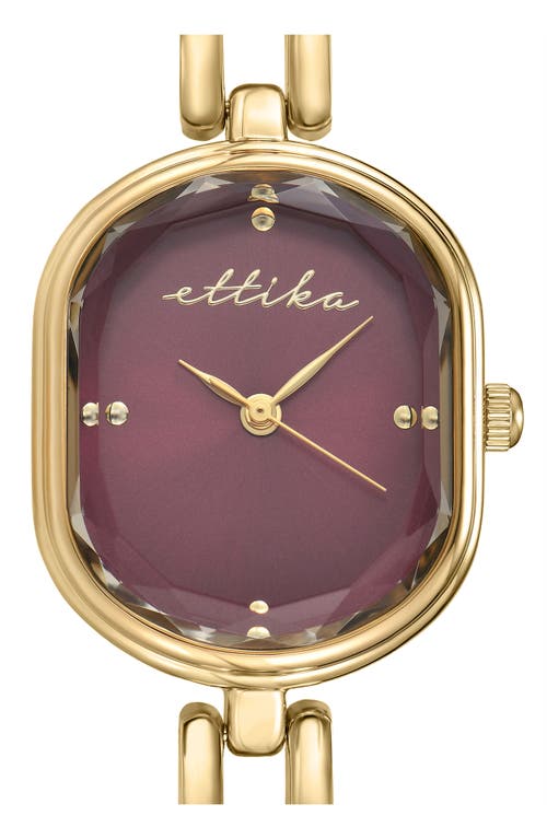 Ettika Elegant Link Bracelet Watch In Gold