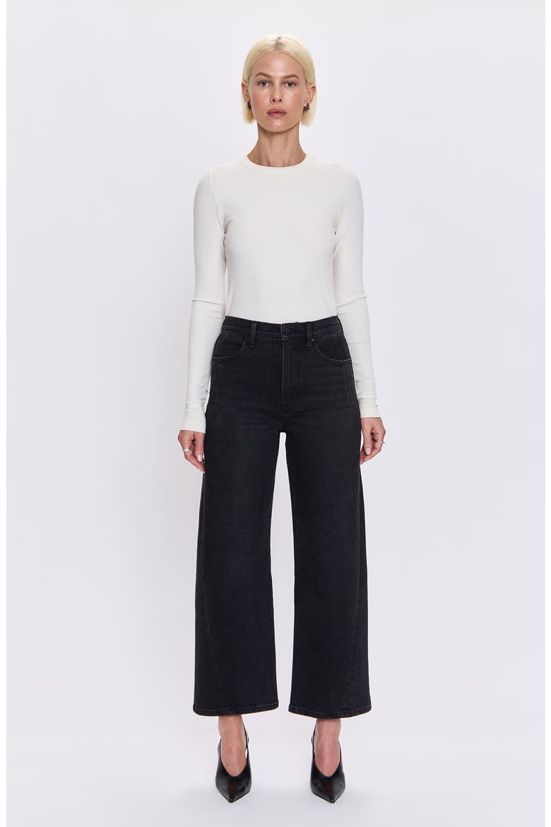 Kyra High Waist Barrel Leg Jeans, Alternate, color, JETSET