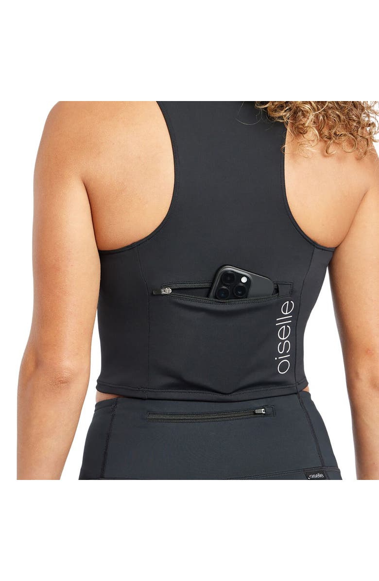 Oiselle Perfect Crop Tank Top - Women's, Alternate, color, Black