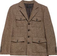 Nili Lotan Fleur Virgin Wool Blend Tweed Jacket