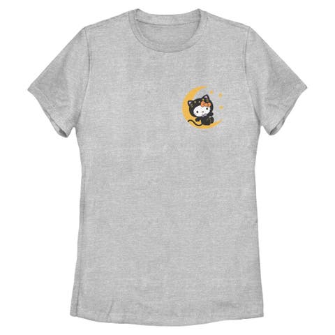 Women's Hello Kitty Black Cat Costume Party  Graphic T-Shirt