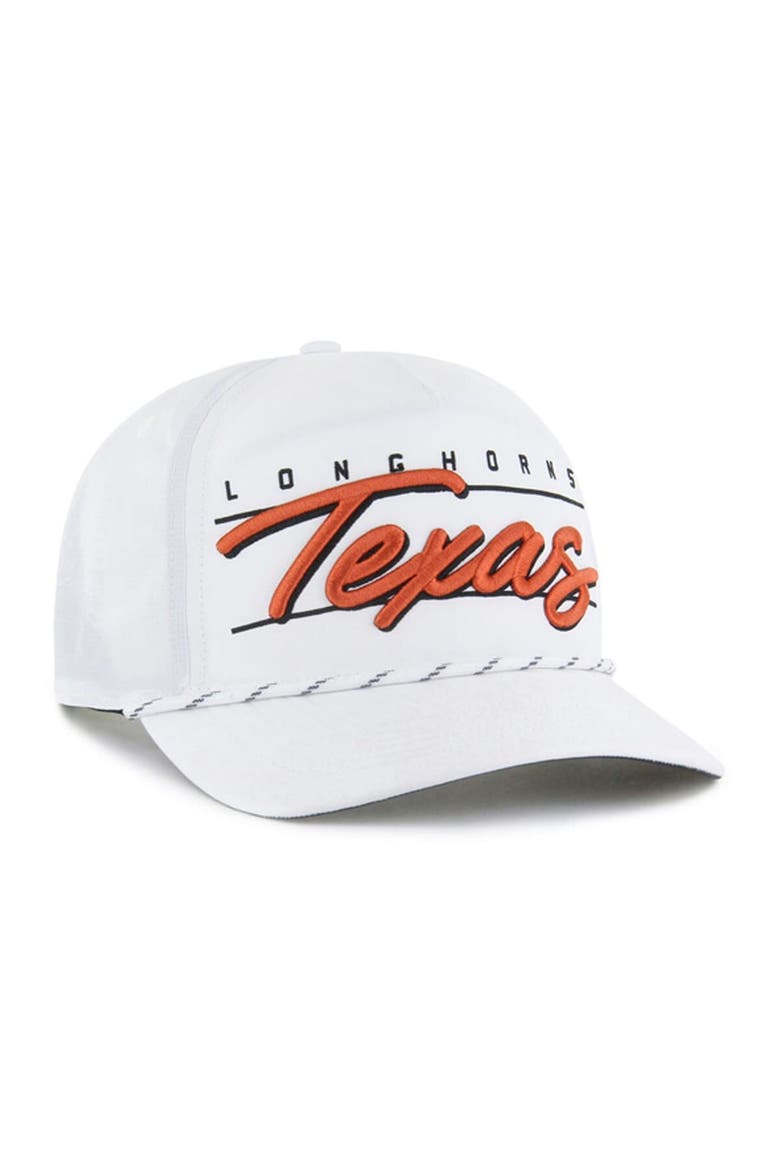 Men's '47 White Texas Longhorns Condor Hitch brrr° Adjustable Hat, Alternate, color, White