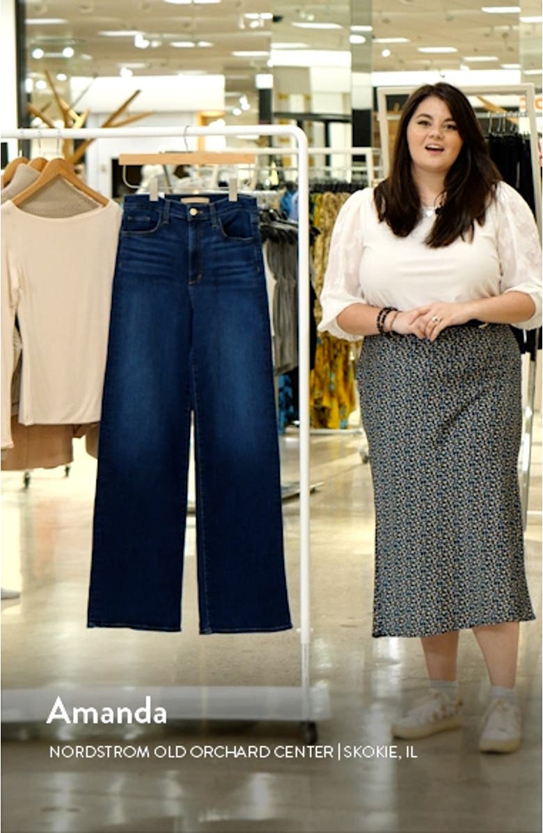 The Mia High Waist Wide Leg Jeans, sales video thumbnail