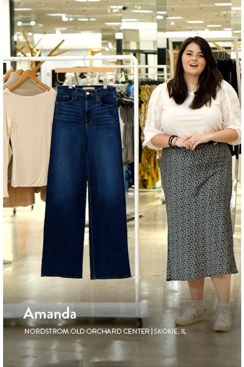 The Mia High Waist Wide Leg Jeans video