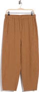 Eileen Fisher Check Organic Cotton Lantern Ankle Pants