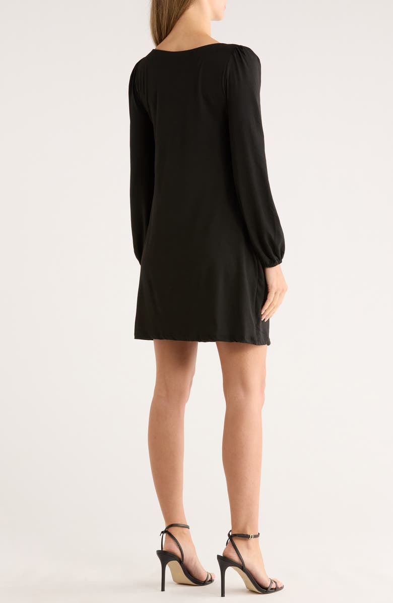 Tart Sylvie Long Sleeve Shift Dress, Alternate, color, Black
