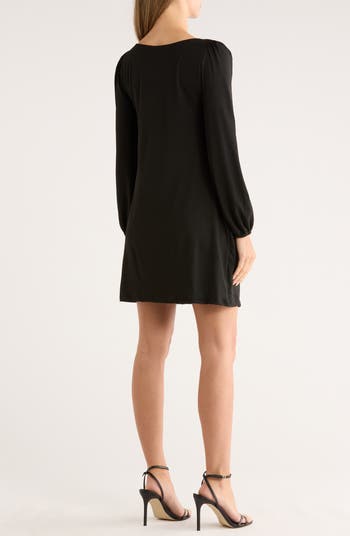 Sylvie Long Sleeve Shift Dress