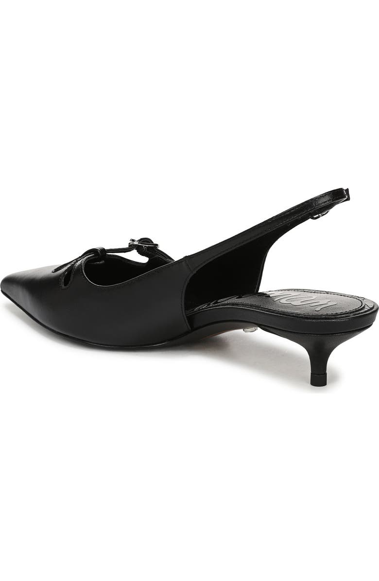 Sam Edelman Fauna Kitten Heel Slingback Pump, Alternate, color, Black
