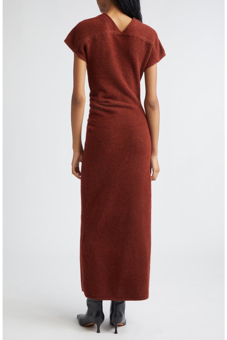 Abie Boiled Knit Sweater Dress, Alternate, color, CINNAMON