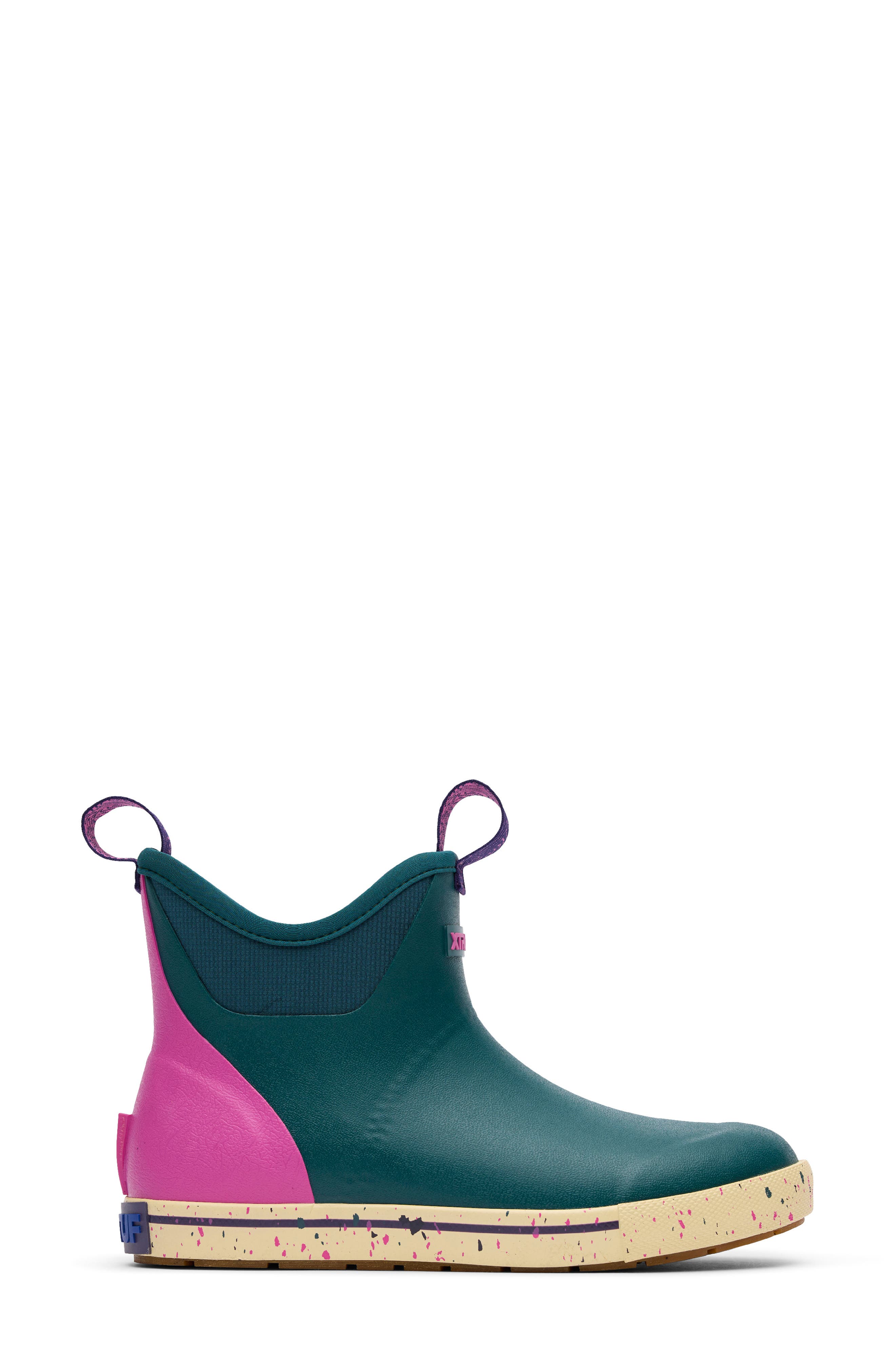 XTRATUF Waterproof Ankle Deck Boot, Alternate, color, Transformative Teal