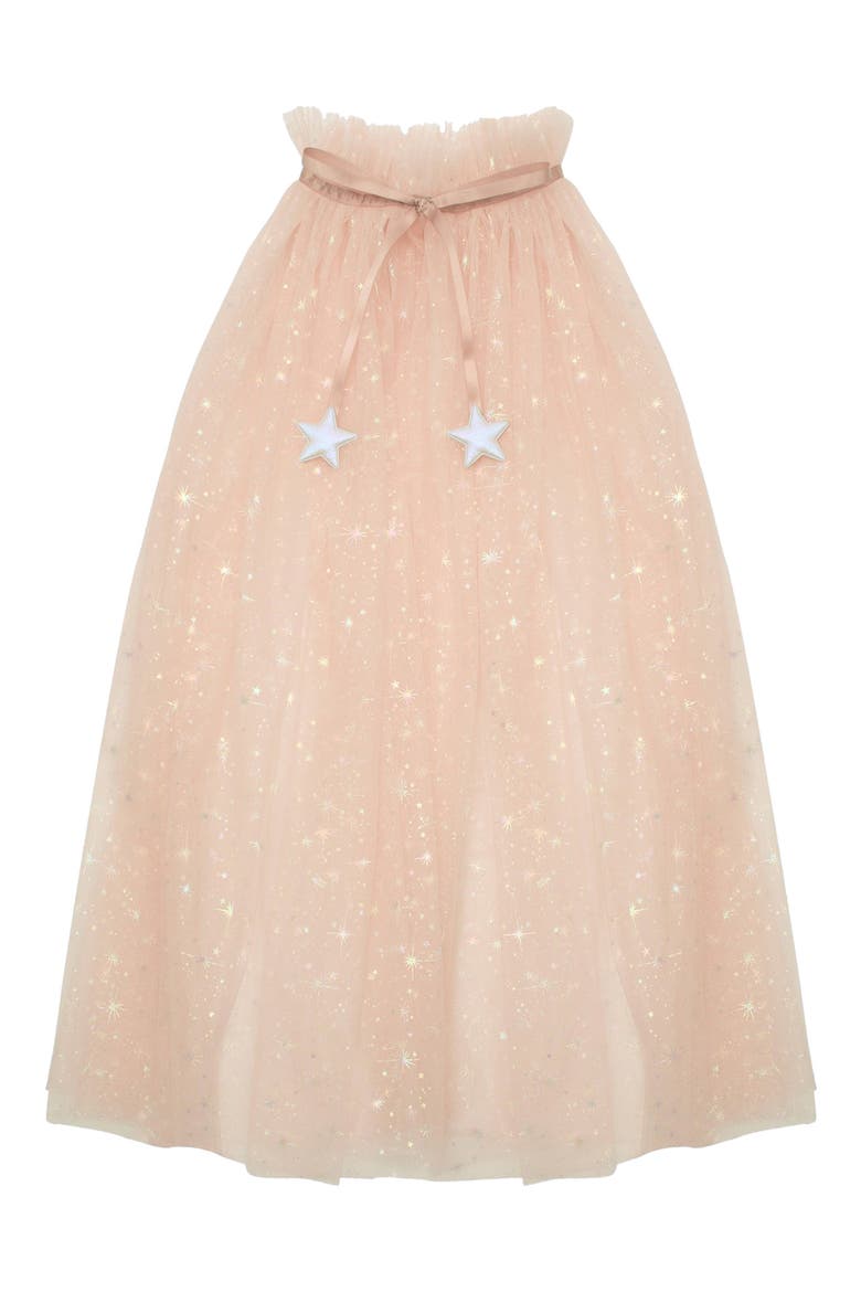 Shimmer Princess Dress-Up Cape, Main, color, PINK