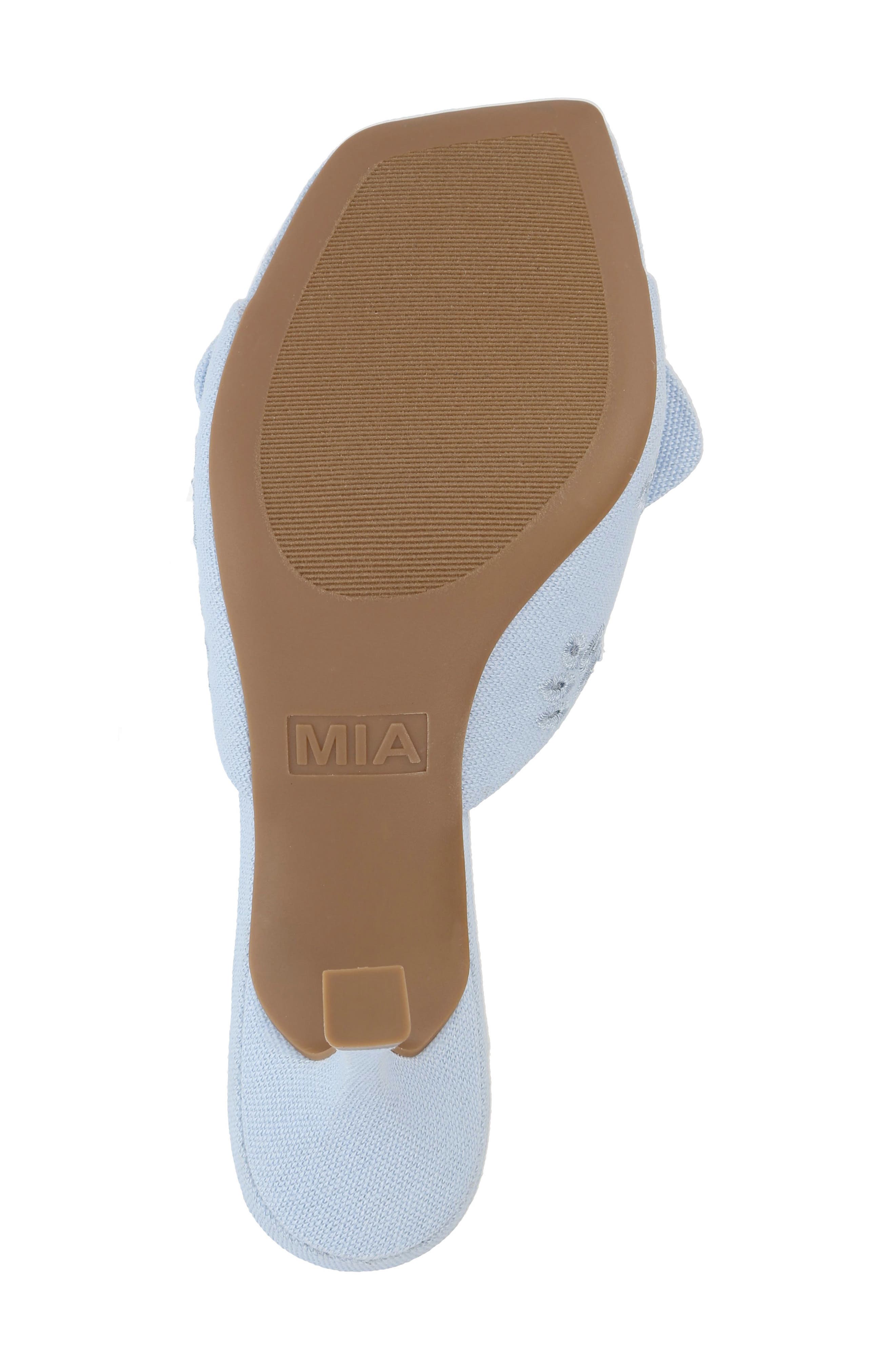 Elyzza Bow Slide Sandal, Alternate, color, BABY BLUE