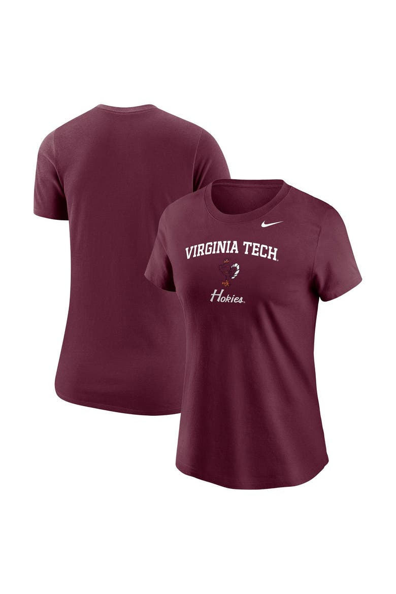 Women's Nike Maroon Virginia Tech Hokies Primary T-Shirt, Main, color, Maroon