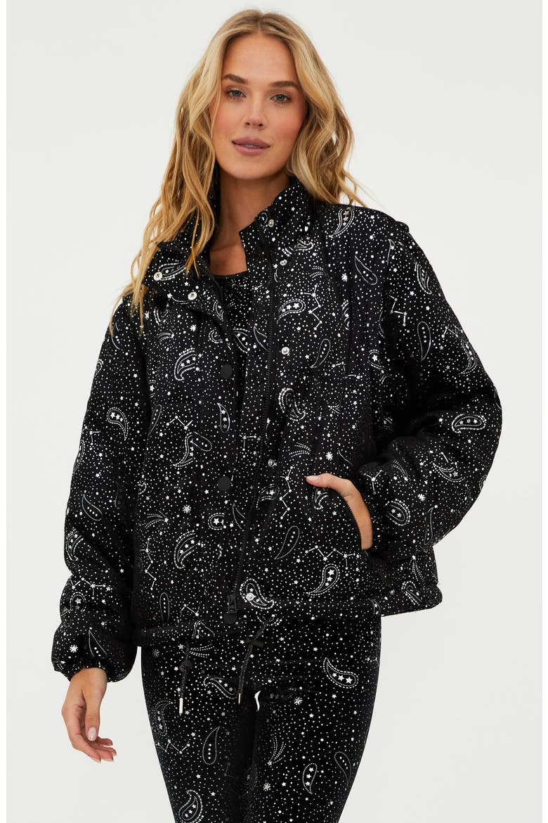 Kris Convertible Shooting Stars Puffer Jacket, Alternate, color, SHOOTING STARS
