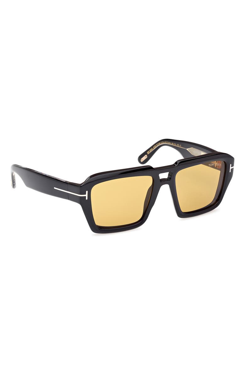 TOM FORD Icon 56mm Navigator Sunglasses, Alternate, color, 