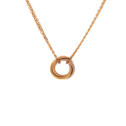 Trinity Choker Necklace 18K Tricolor Gold