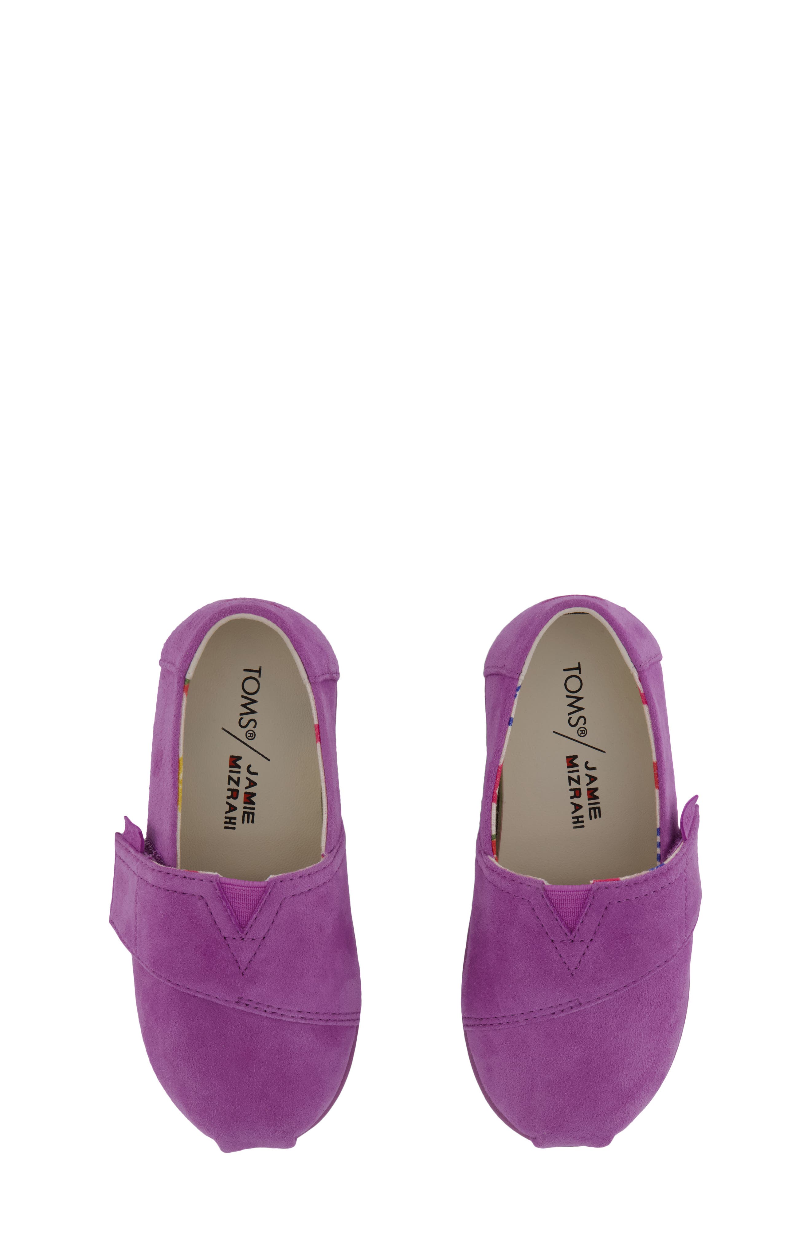 TOMS x Jamie Mizrahi Kids' Alp FWD Water Repellent Suede Slip-On Espadrille, Alternate, color, 