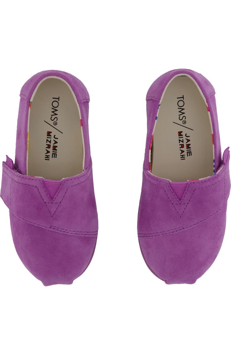 TOMS x Jamie Mizrahi Kids' Alp FWD Water Repellent Suede Slip-On Espadrille, Alternate, color,