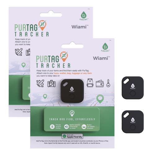 Pursonic 4 Purtag Trackers In Black