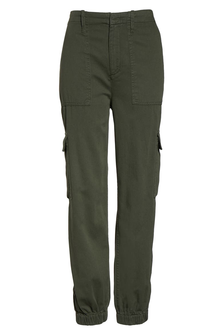 Twill Cargo Trousers, Alternate, color, KHAKI