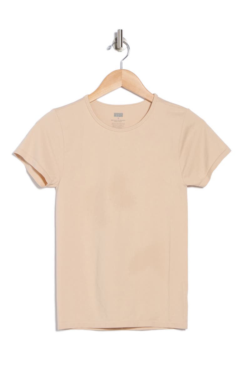 Everyday Seamless T-Shirt, Alternate, color, BEIGE SMOKE