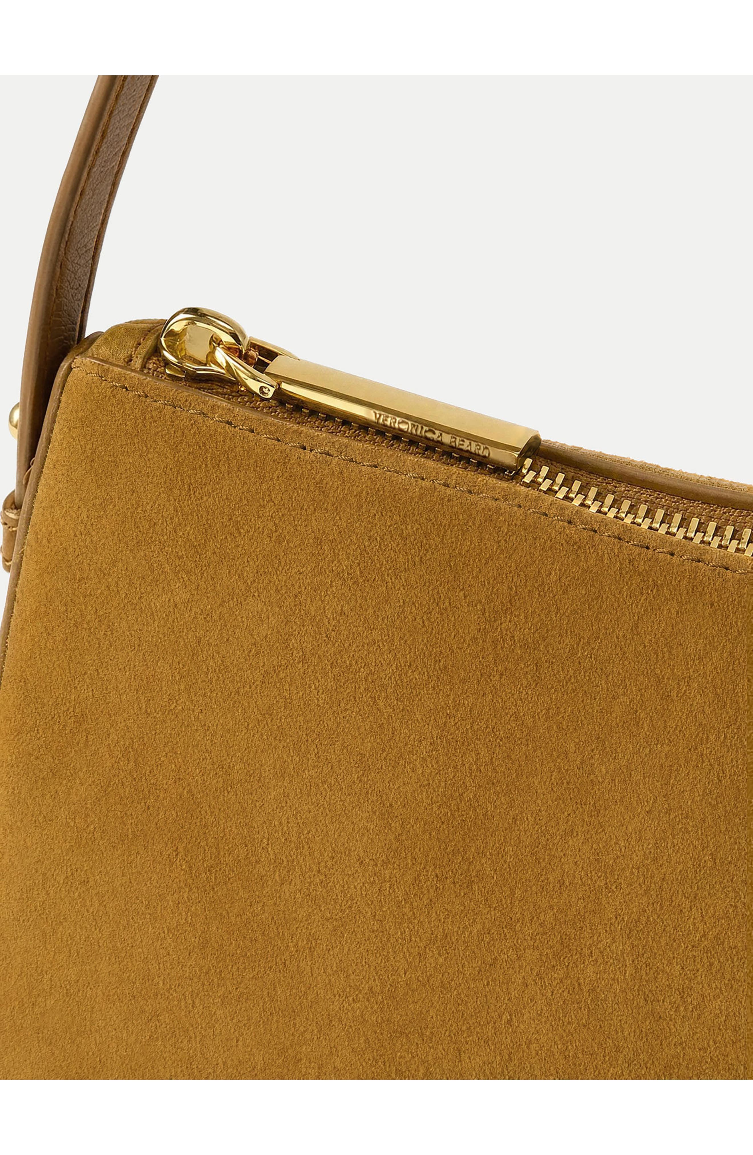 Prism Suede Shoulder Bag, Alternate, color, ACORN