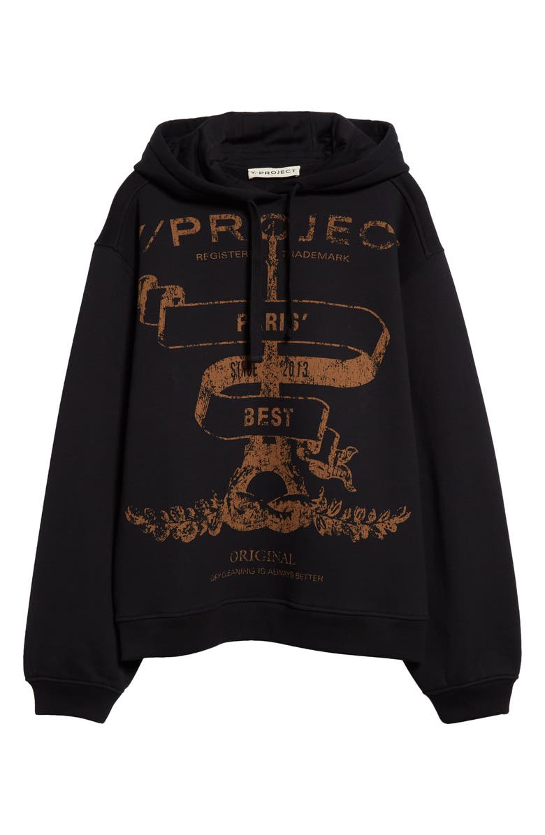 Y/Project Paris' Best Oversize Organic Cotton Graphic Hoodie, Alternate, color,