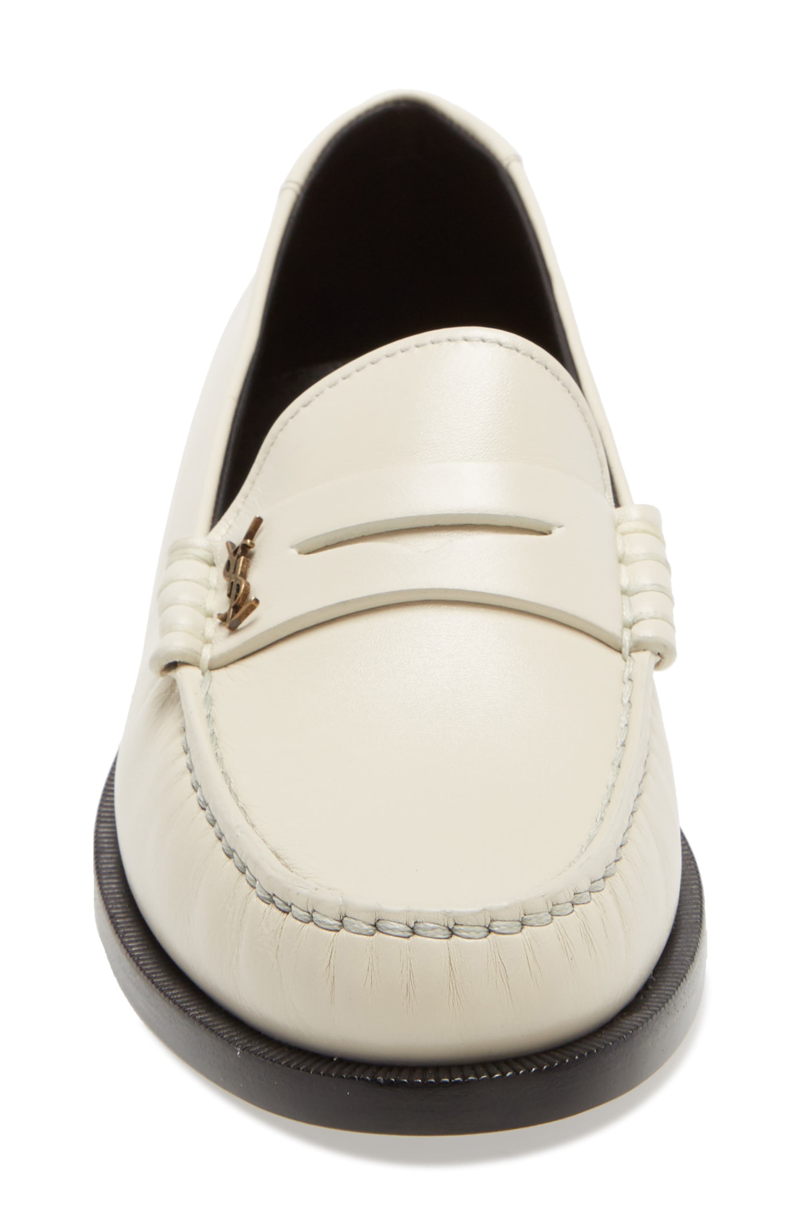 Saint Laurent YSL Monogram Penny Loafer, Alternate, color, 