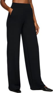 SPANX® Pintuck High Waist Wide Leg Pants
