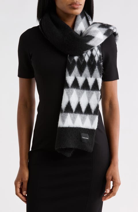 Argyle Knit Scarf