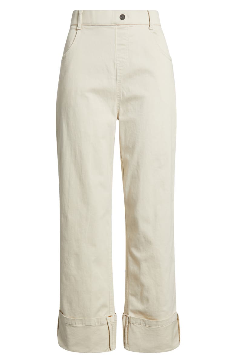 Hue Cuffed Skimmer Jeans, Alternate, color, Sand