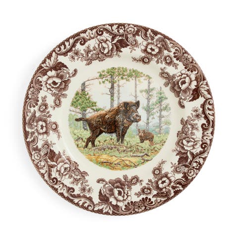 Woodland American Wildlife 10.5" Dinner Plate