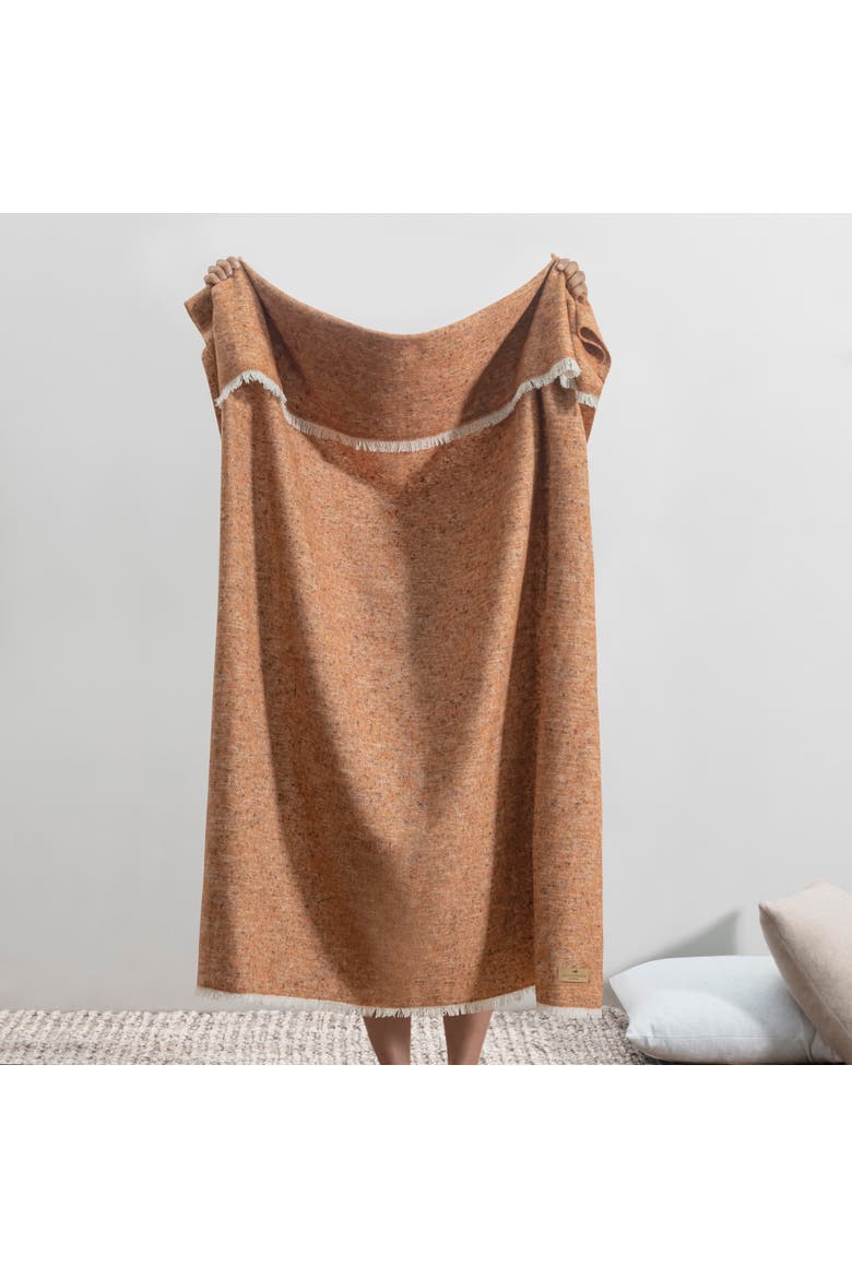 Ocean Cinder Mist Throw, Alternate, color, Rust