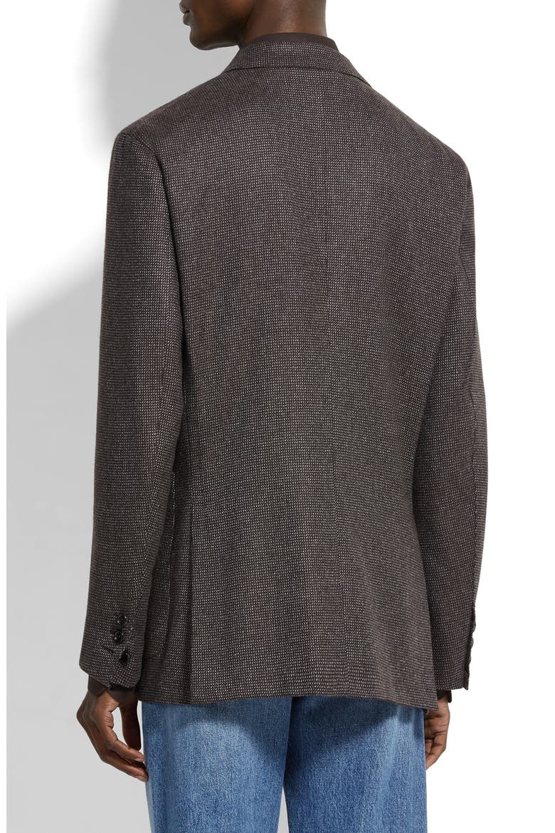 Couture Oasi Cashmere Sport Coat, Alternate, color, BROWN/ GREY
