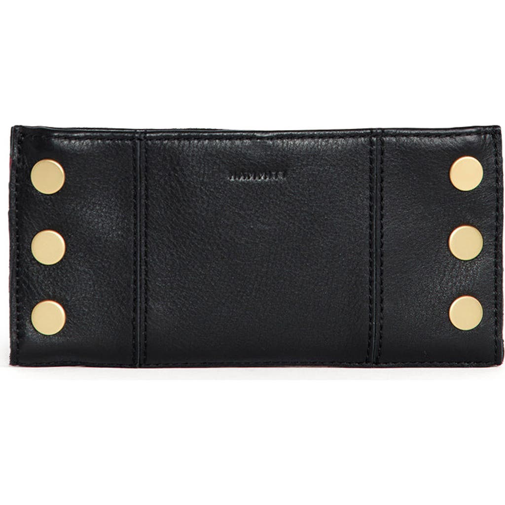 HAMMITT 110 North Leather Wallet in Black/brushed Gold at Nordstrom
