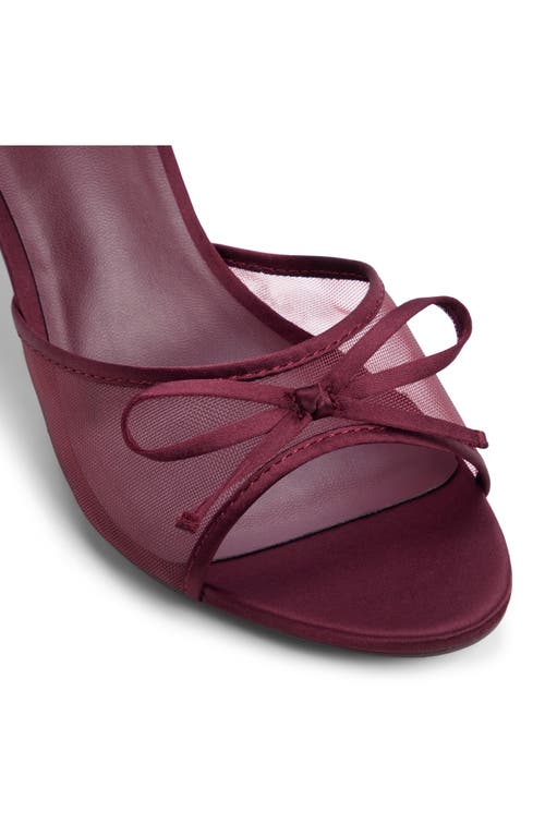 Call It Spring By Aldo Bettie Bow Slide Sandal In Burgundy