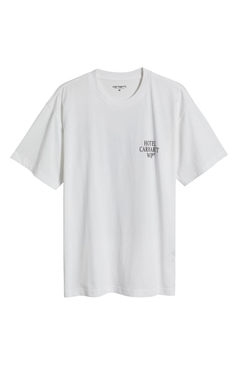 Carhartt Work In Progress Hotel Keys Organic Cotton Graphic T-Shirt, Alternate, color, 