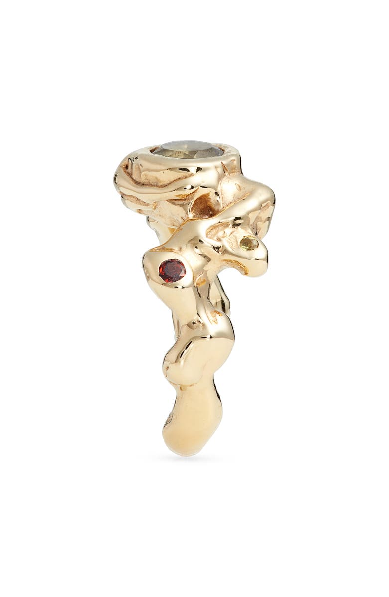 FARIS Caldera Green Amethyst Ring, Alternate, color, Gold/ Green Amethyst