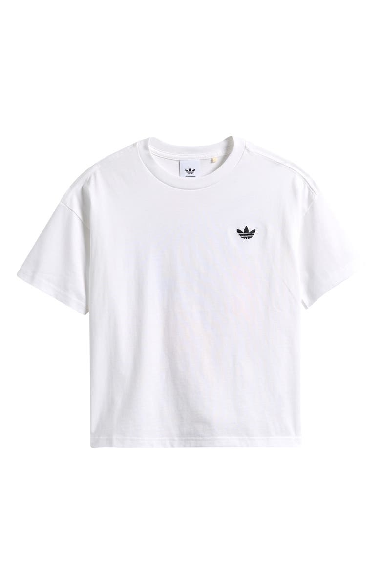 adidas Originals Kids' World Cup Poster Cotton Graphic T-Shirt, Main, color, White