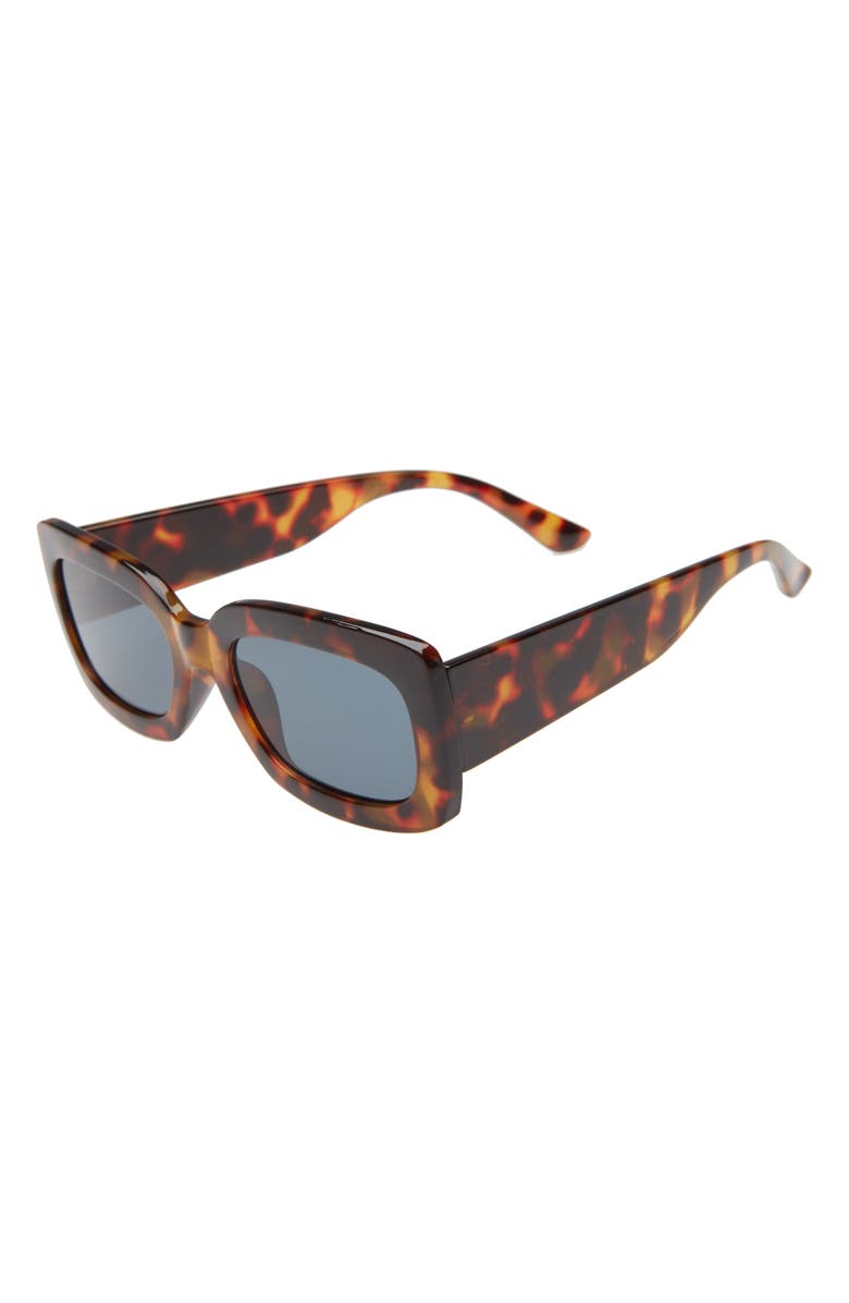 BP. Rectangular Sunglasses, Alternate, color, Tortoise