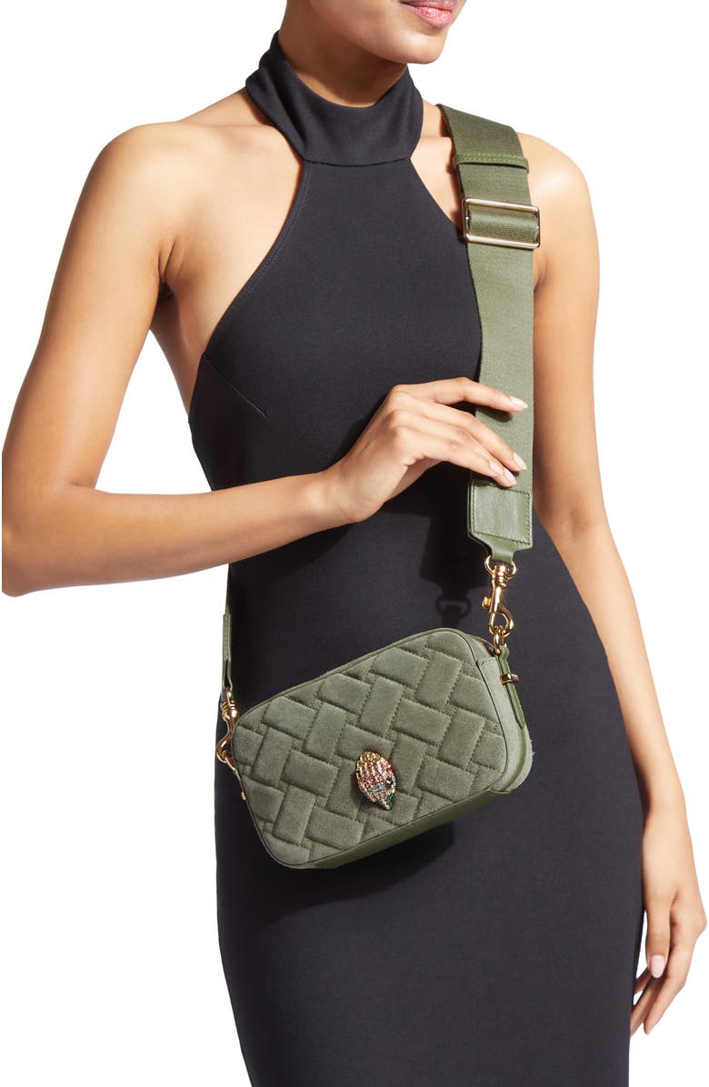 Kurt Geiger London Small Kensington Camera Bag, Alternate, color, Khaki/ Beige