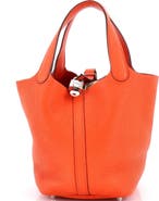 Pre-Owned Hermes Picotin Lock Bag Clemence PM