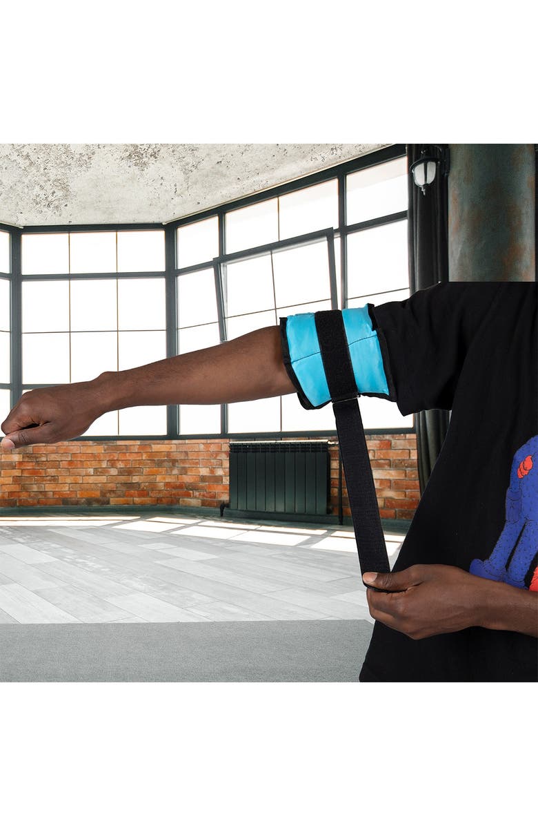 MIND READER 3lb Adjustable Ankle & Wrist Weights - Set of 2, Alternate, color,