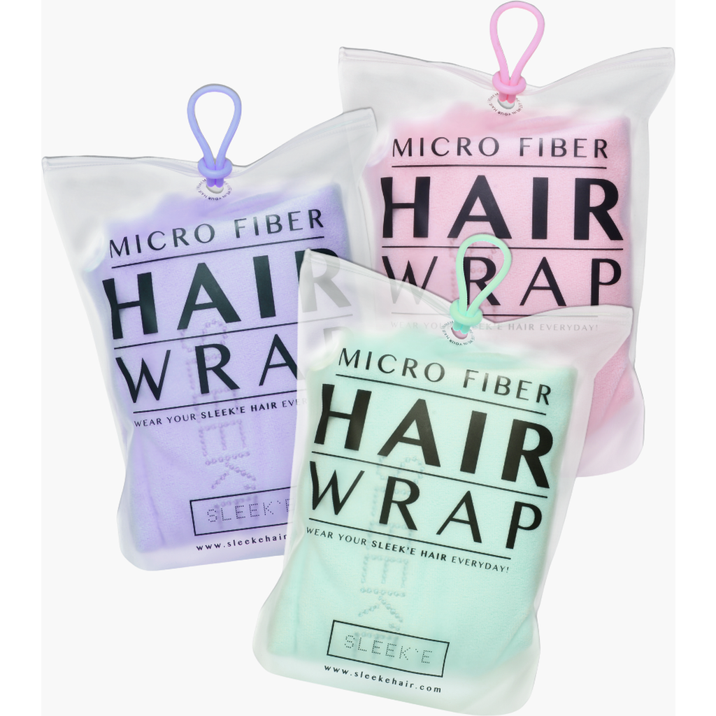 SLEEKE HAIR 3-for-2 Hair Wrap Bundle in Lavender/mint/pink  product